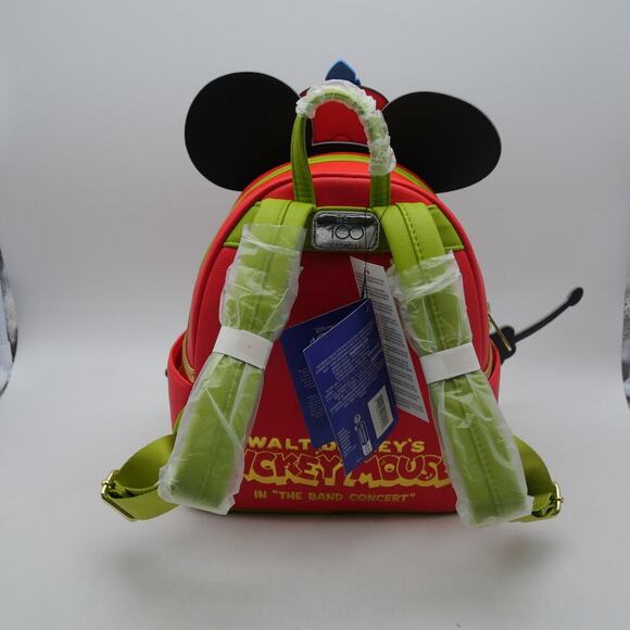 NEW Disney X Loungefly Mickey Mouse The Band Concert Mini Backpack  100 Decades - Picture 10 of 12
